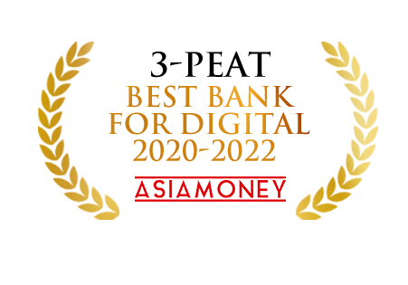 RCBC 3-peat best digital bank award