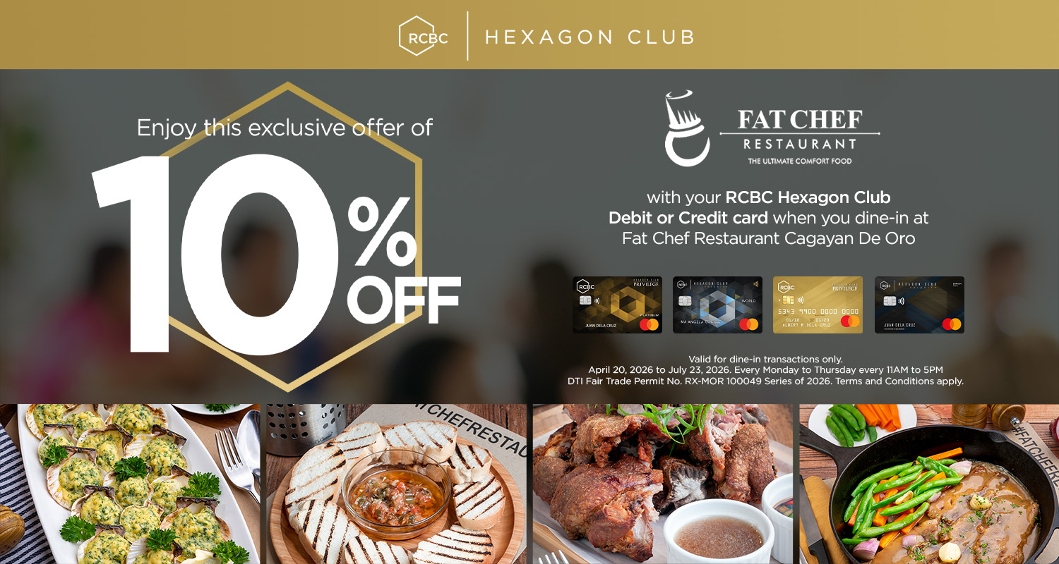 Hexagon Club x Fat Chef Restaurant Promo