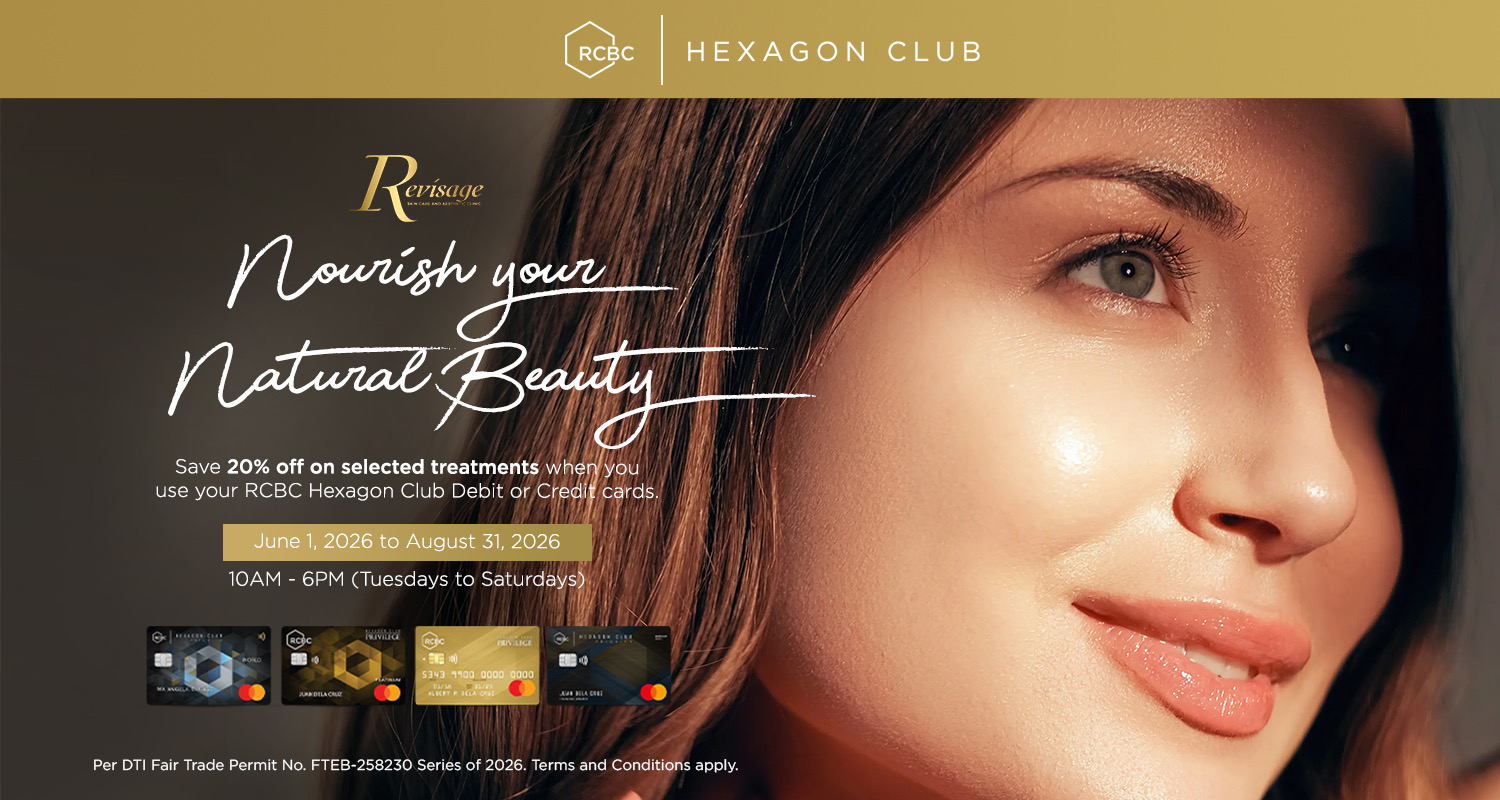 Hexagon Club x Revisage Skin Care and Aesthetic Clinic Promo