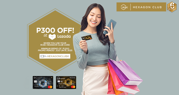 Hexagon Club Php 300 Off on Lazada 