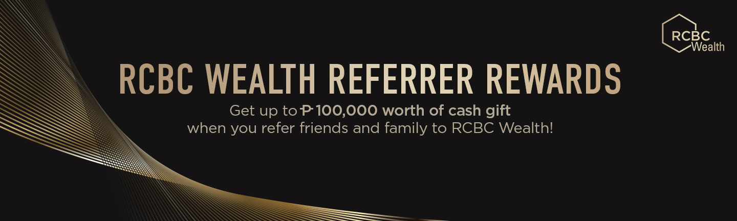 RCBC Wealth Referrer Desktop Banner